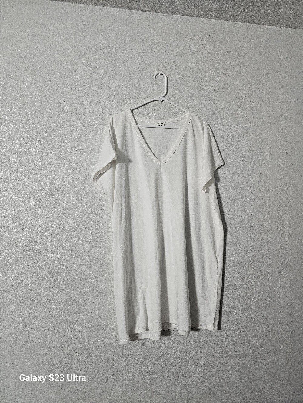 Wilfred White V-Neck Mini Dress Sz L